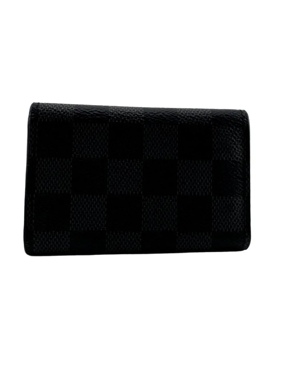 Louis Vuitton Damier Graphite Multicles 6 Key Case Black Leather Key Holder